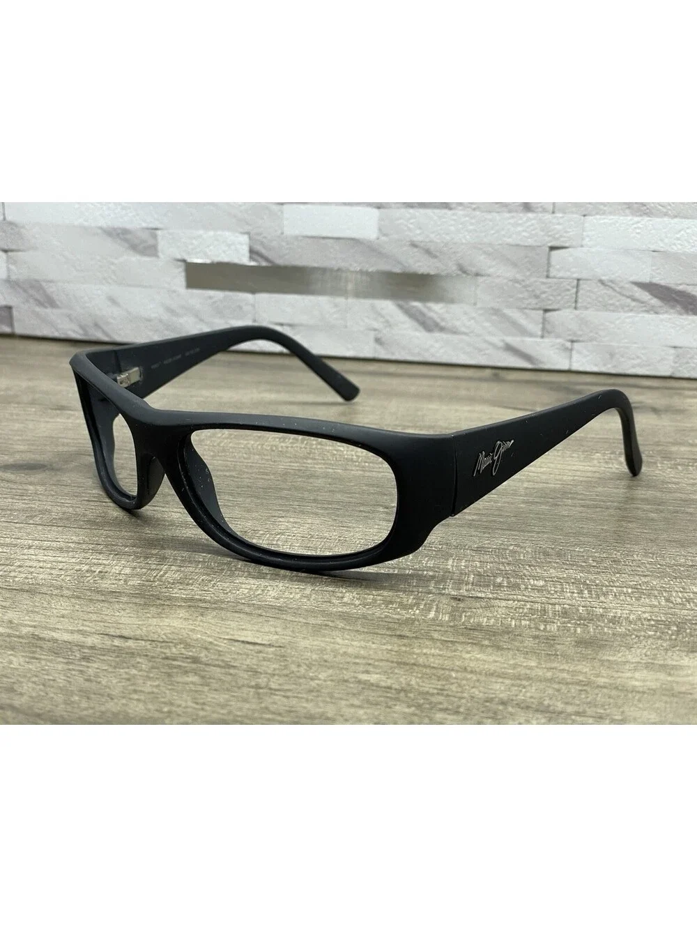Maui Jim Ikaika Matte Black Rubber Sunglasses Italy MJ281-02MR *Frames Only